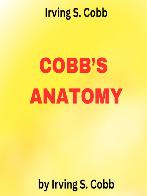 Title details for Irving S. Cobb by Irving S. Cobb - Available